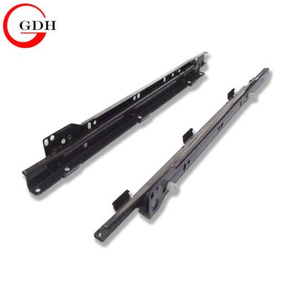 China Clamp-on Steel Drawer Roller Powder Coating Drawer Slide Self Narrow Slide for sale