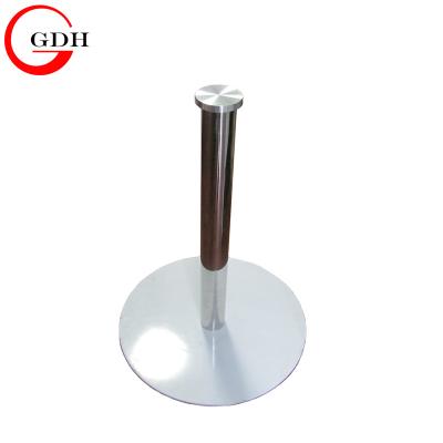 China Table 580mm Stainless Steel Furniture Round Glass Table Base Legs for sale