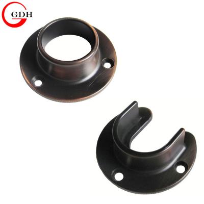 China Cabinet Rod Holder Clamps Bracket Support Cabinet Rod Bracket For Furniture Hardware for sale