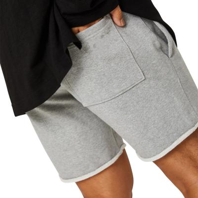 China Anti-Wrinkle Cotton-Polyester Blend Men Running Shorts Quick-Drying Mens Gym Fleece Breathable Workout Shorts for sale