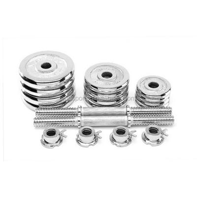 China Chrome Easy Adjustable Dumbbell Set15kg 20kg 30kg for sale