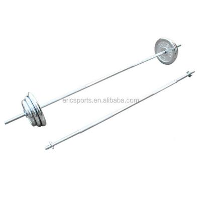 China Adjustable anti-slip chromed barbell for sale