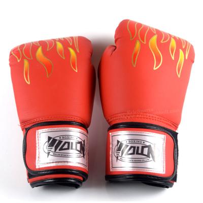 China Martial Arts Boxing PU Boxing Gloves Custom Logo for sale