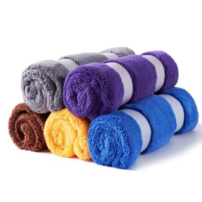 China Antimicrobial Premium Microfiber Cars Seamless Drying Towels for Cars - Professional Multipurpose Soft Car Drying Detailing Polishing Towel for sale