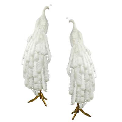 China New Product Artificial Animals Peacock Handmade Feathers To Wedding Show for sale