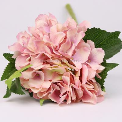 China Wholesale Real Touch Fabric Hydrangea Artificial Flowers Pieces for sale