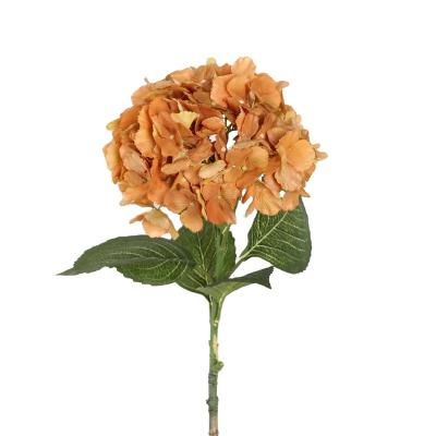 China Eco - Friendly Decoration Beautiful Touch Silk Hydrangea Artificial Flowers Real Wedding for sale