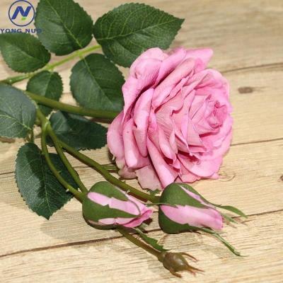 China ARTIFICIAL TOUCH ROSES FLOWERS natural HOME DECORATIVE WHOLESALE COLORFUL TOUCH REAL for sale