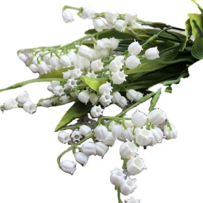 China Wholesale Price Environmental Hot Selling Real Lily Of The Valley For Wedding Artificial Flowers Bridal Bouquet Contact Decorative Flower for sale