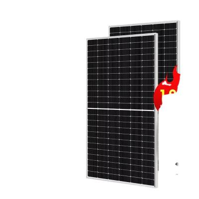 China N.K solar photovoltaic panels mono or poly solar power system 500W for home or commercial 182mmx182mm for sale