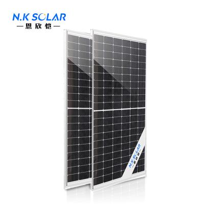 China N.K Solar Panels 400W Half-Cut Solar-grid PERC Panels Mnocrystalline Solar Power System For Home Or Commercial 1909*1134*35mm for sale