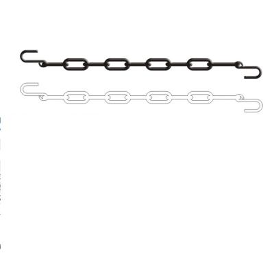 China AMERICAN STANDARD STEEL CHAIN ​​WITH HOOKS, CHAIN ​​WITH S HOOKS ON BOTH ENDS for sale