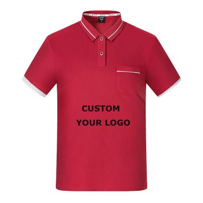 China Customized Machining High Quality Breathable 200g Breathable Polo Shirt 200g Breathable Mens 100% Cotton Polo Shirt Comfortable Quick Dry for sale