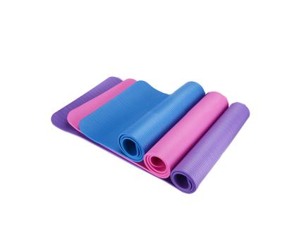 China NBR Drop Shipping Eco Friendly Yoga Mat For Home Workouts Mats Anti Slip Yoga Mat NBR Fitness Equipment Pilates Yoga for sale