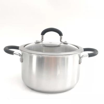 China Viable The Most Popular Stainless Steel Saucepan 1.5QT Milk Cooking Pan With Lid Sauce Pan 16cm for sale