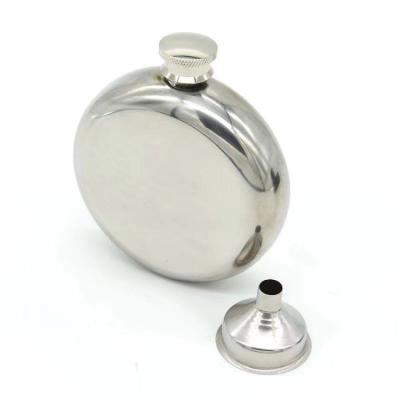 China Portable Round Mini Stainless Steel Wine Kettle Traditional Wine Jug Factory Price With Crystal Cover for sale