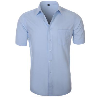 China Short sleeves anti-shrink shirt for business shirt for men and women summer style for sale