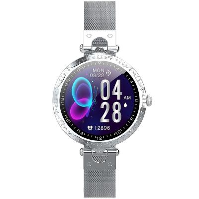 China Luxury 2021 Fashion Lady Smart Watch AK22 Music Control Sleep Multiple Monitor Time Zone Watch Women IP67 Waterproof Smart Bracelet for sale