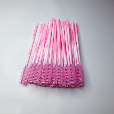 China Wholesale Good Quality Eyelash Brush Soft Texture Eyelash Brush Eye Lash Disposable Mascara Wand Eyelash Extension Brushes for sale