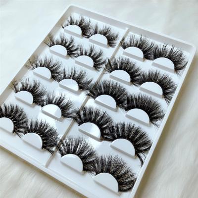 China Long Natural 3d Fake Mink Lashes Eyelash Wholesale Seller for sale