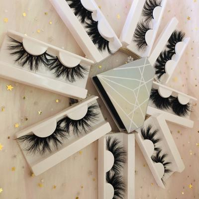 China Long Natural 5d Mink Lashes Real Fur False Eyelashes Handcrafted Handwork Own Brand Mink Lashes for sale