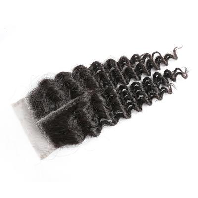 China Cheap Brazilian Body Wave Virgin Cuticle Aligned To Lace Frontal Swiss Lace Closure 4x4 5x5 13x4 13x6 Lace Closure And Headband for sale