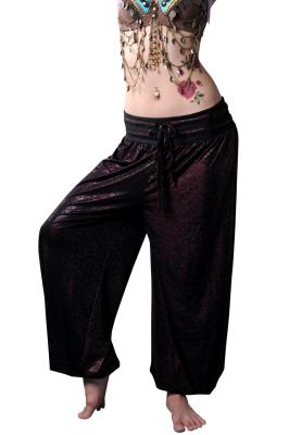 China Professional  tribal belly dance pants drawstring print  for adult lady for sale