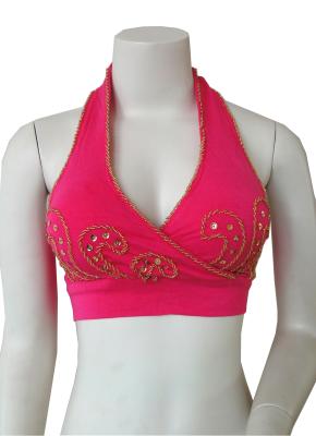 China Sexy wulstiger Halterbauchtanzenbustier/bellydance Kleidung zu verkaufen