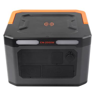 China Electronic Appliances Shenzhen 1500w Outdoor Portable Energy Storage Power Station for sale