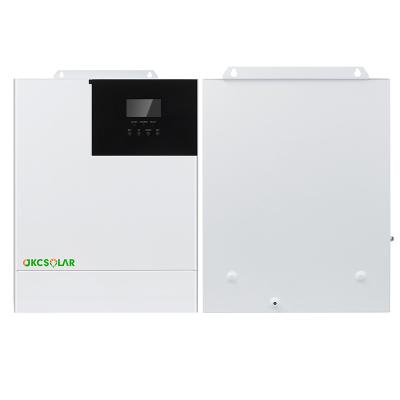 China Home Customized Solar Power System 5kw 80A MPPT Solar Power Charge Controller Inverter for sale