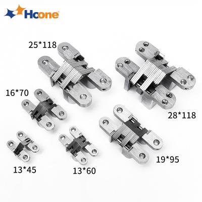 China Durable Hoone 180 Degree Concealed Stainless Steel Cross Zinc Alloy Cabinet Door Hinge Zinc Alloy Adjustable Hinges for sale