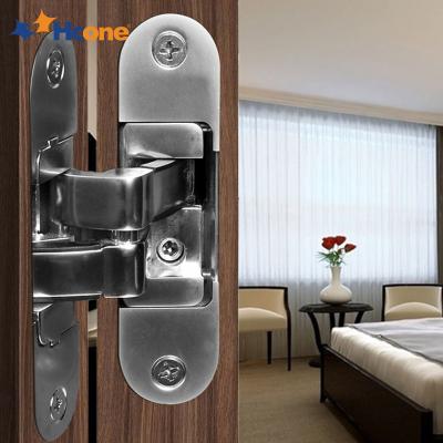 China Hoone Durable Modern Security Heavy Duty Adjustable Folding Concealed Hardware Concealed 180 Degree Hinge Door Hinge for sale