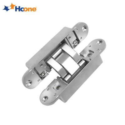 China Durable Hot Sale Hoone Cushion Cabinet Screw Invisible Concealed Not Conceal Be Seen Hinge Ratio 2.5 Concealed Hinges For Wooden Doors for sale