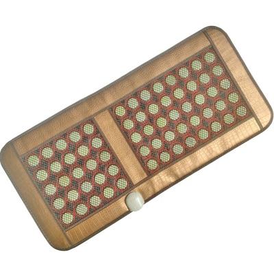 China Infrared Rays + Hot Heating Infrared Rays Jade Electric Heat Pad Hot Stone Mattress Jade Mat For Chair Thermal Therapy Negatie Ions for sale