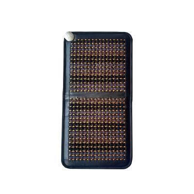 China Infrared Rays + Negatie Ion Amethyst Heating Mattress Crystal Portable Far Infrared Therapy Portable Heat Pad PEMF Magnetic Mat for sale