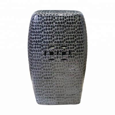 China Storage China Porcelain Square Drum Stool For Outdoor Hotel Home Decoration Garden Seat Follower Standing for sale