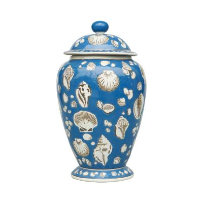 China Jingdezhen antique porcelain imitation ceramic pot and vase with blue painting for sale