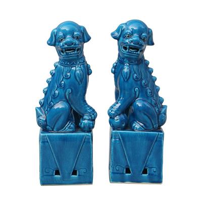 China China Jingdezhen Ceramic Lion With Chinese Style For Home Decoration for sale