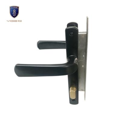 China Alu door/PVC door lock high quality body strong magnet mortise door lock with door handle lock sets for sale