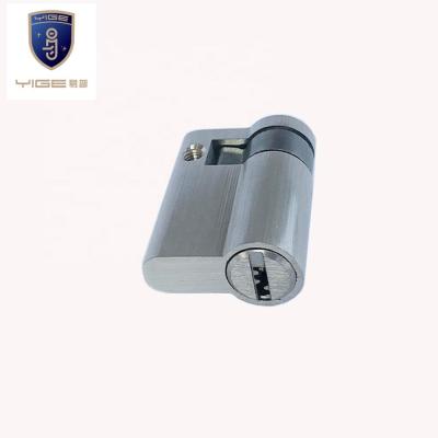 China European Brass Keys Cylinder 45mm Door Lock European Double Three Body Open Cylinder for sale