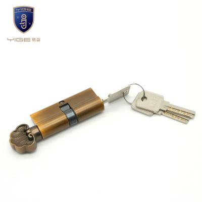 China 70mm Home Open Door Single Cylinder Round Cylinder Lock For Home Use for sale