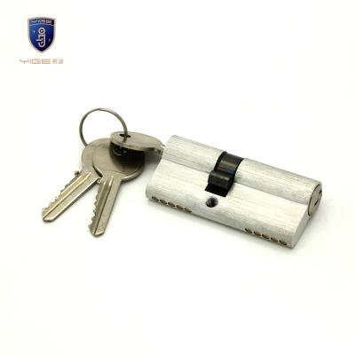 China Hot Selling Aluminum Door Open Cylinder 70mm Double Cylinder Solid Cylinder Lock Manufacturer for sale