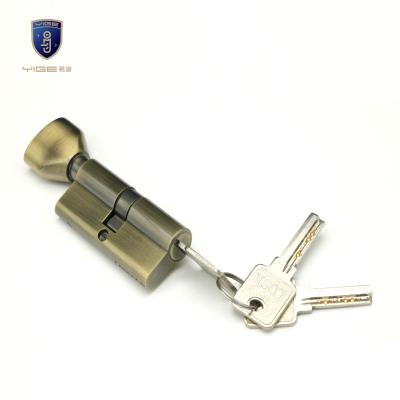 China European lock body 70mm door lock cylinder/European brass cylinder/one keyhole cylinder for sale