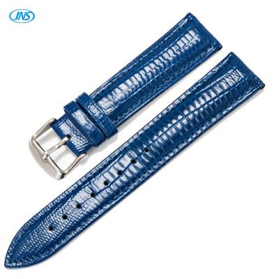 China Replacement Bands 12 14 16 18 20mm Lizard Cheap Leather Watch Bands Strap for sale