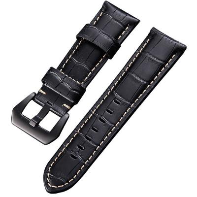 China High Quality Genuine Leather Watch Bands Leather Strap for sale