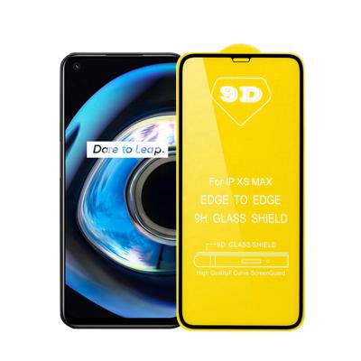 China Anti-scratch Factory direct sales HD definition 9D tempered glass screen protector for OPPO Realme Q Q2i Q3 pro 5G V3 V15 (5G) for sale