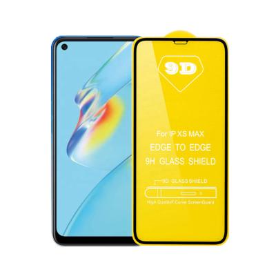 China Anti-scratch 9H Factory Direct Sales 9D Full Coverage 2.5D Tempered Glass Screen Protector Shockproof For OPPO A12 A12E A31 A35 A53 A53S A54 for sale