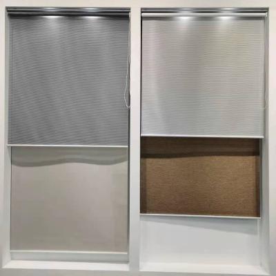 China 100% Polyester Anti-UV Flame Retardant Blackout Blind Roll For Interior Window Decoration for sale