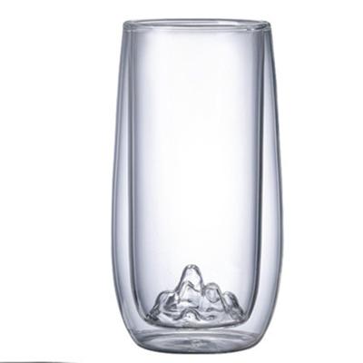 China Sustainable 300ml Insulated High Borosilicate Glass Beer Mug Eco - Friendly for sale