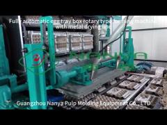 Paper Pulp Molding Automatically Medical Trays / Egg Tray Manufacturing Machine 4000Pcs Per Hour